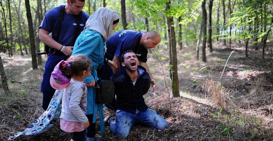 Rodzina Migrantow Aresztowanaprzez